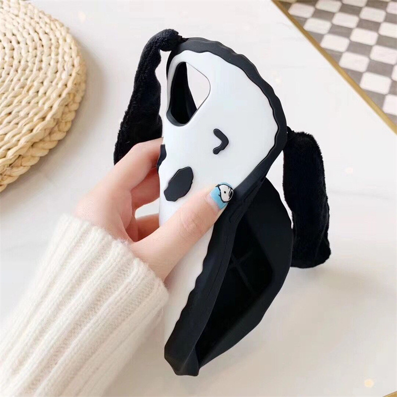 Phim hoạt hình dễ thương Snoopy Ears iPhone14plus Apple 11 Thích hợp cho vỏ điện thoại 12 / 13pro max 2025.12.9