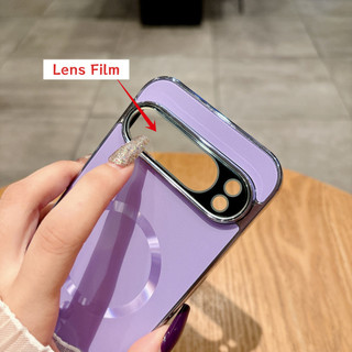 Ốp Điện Thoại Cứng Mờ Thời Trang Có Từ Tính Cho Google Pixel 10 9 8 7 A PRO PROXL Có Khung Mạ Điện