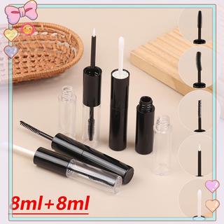 [beautifulhome] Bút kẻ mắt ống Mascara rỗng hai đầu Ống bóng môi có cây đũa phép Kem dưỡng lông mi Hộp đựng kem dưỡng môi bằng nhựa Chai dưỡng môi [làm đẹp]