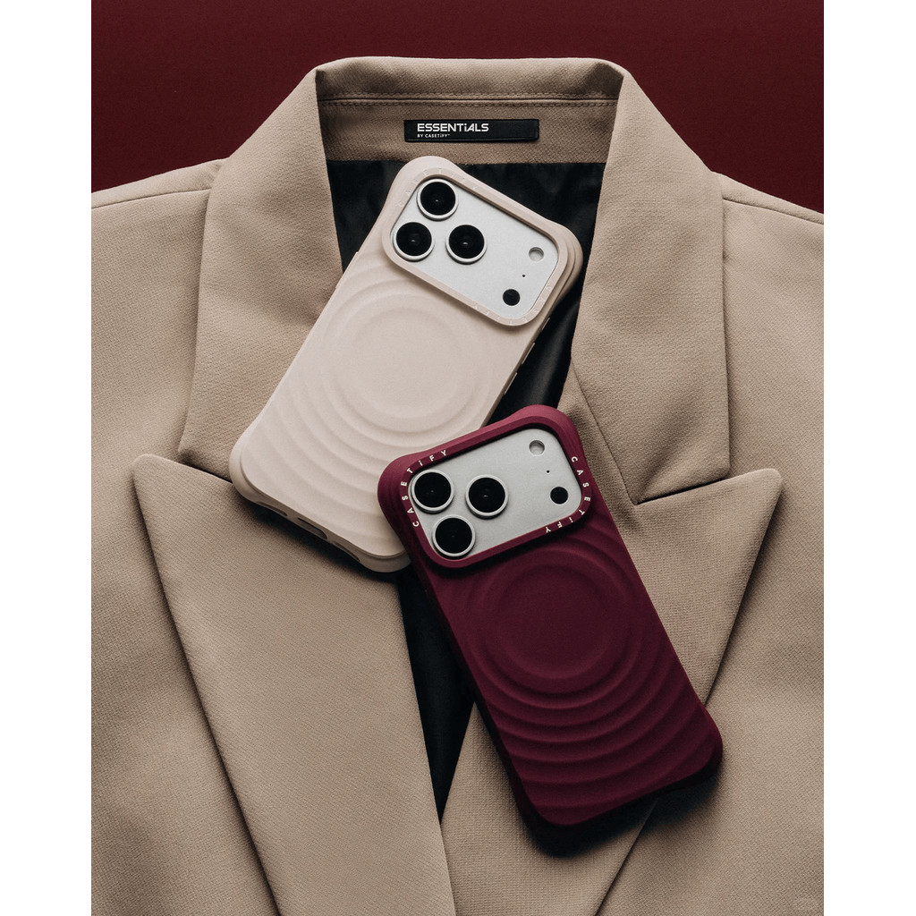 Ốp lưng Ripple Essentials của CASECASETM Ốp Hút Từ Tính Cho iPhone 17 / 16 / 15 / 14 Pro Max Cao Cấp Cảm Ứng Mềm Chống Trơn Trượt Silicon Kết Cấu Bảo Vệ Với Bao Bì Cao Cấp