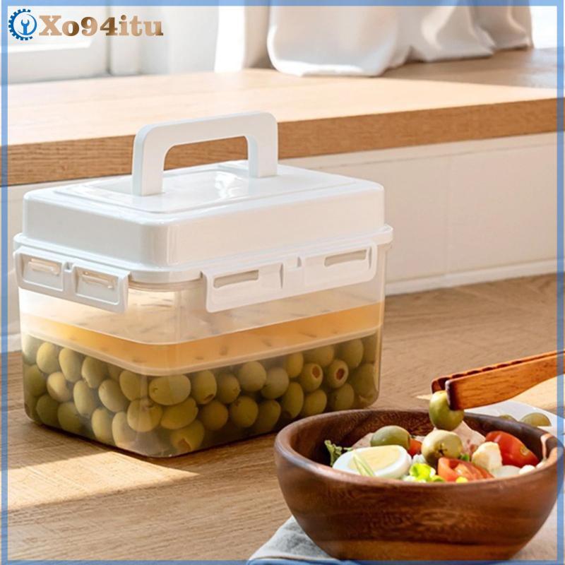 XOITU 5L Kimchi Press Hộp đựng dưa chua cho Gherkin Sauerkraut Kimchi Hộp đựng và lên men Tổ chức VN