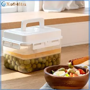 XOITU 5L Kimchi Press Hộp đựng dưa chua cho Gherkin Sauerkraut Kimchi Hộp đựng và lên men Tổ chức VN
