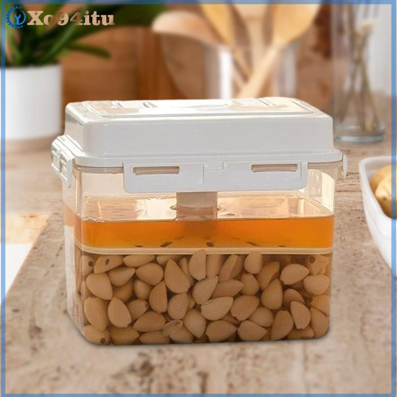 XOITU 5L Kimchi Press Hộp đựng dưa chua cho Gherkin Sauerkraut Kimchi Hộp đựng và lên men Tổ chức VN