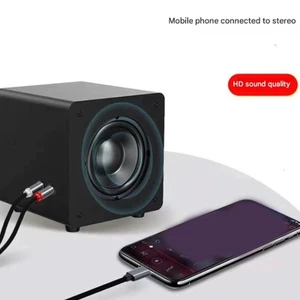 Cáp thính giác Yoo Plugs Play Type C sang 2RCA Không cần trình điều khiển để cài đặt dễ dàng