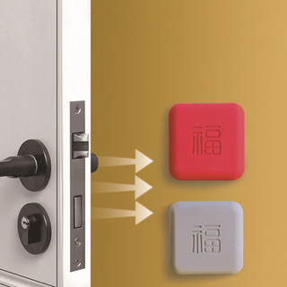 4 Chiếc Tết Nguyên Đán Fu Nhân Vật Cửa Hút Silicon Không Đục Lỗ