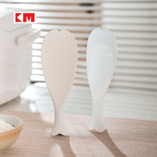 KM.Keli Muỗng Cơm Hình Cá Chống Dính Nhựa, Xẻng Thìa Cơm Gia Đình