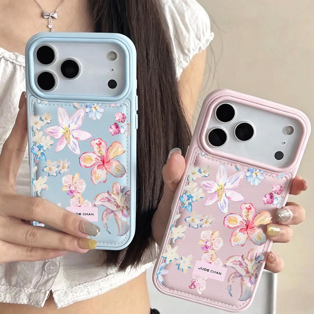 Ốp lưng iPhone họa tiết hoa xinh cho iPhone 17/16 Pro Max/15/14/13/12