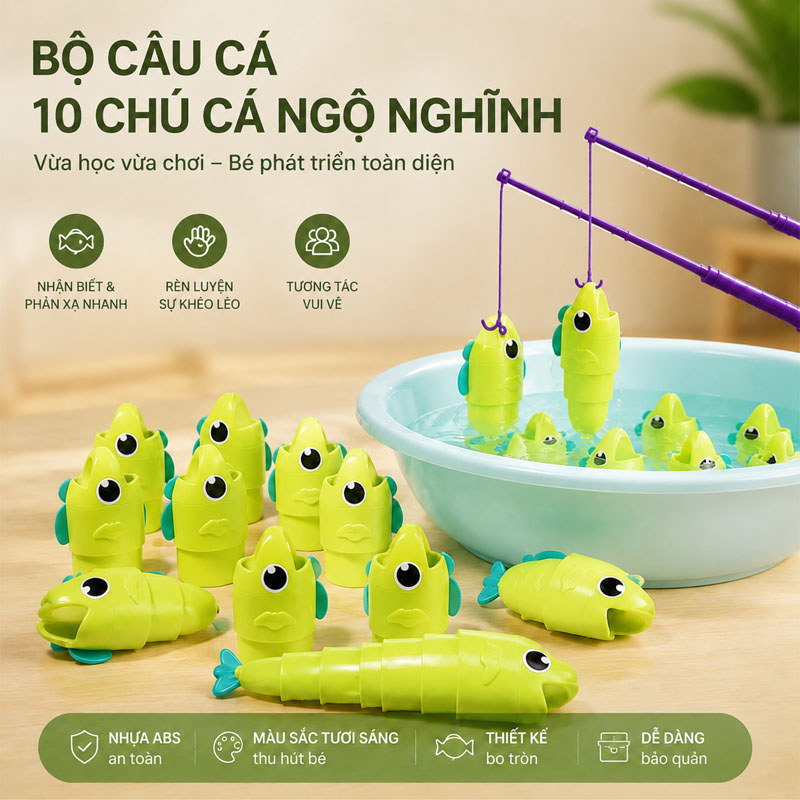 Bộ đồ Chơi Câu Cá Cho Trẻ Em,Nhiều Người Chơi Cùng Lúc,Đồ Chơi Giảm áp Cho Trẻ Em
