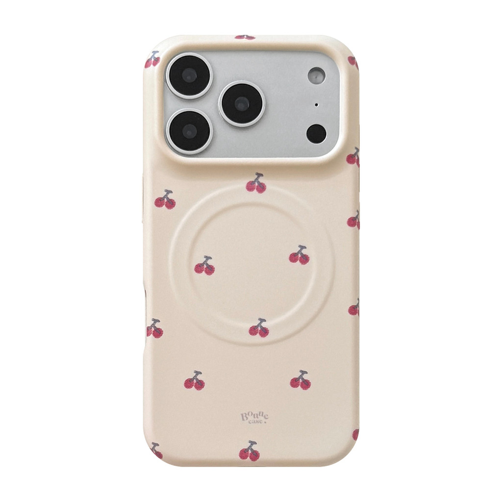 Ốp Điện Thoại Anh Đào Từ Tính Cho IPhone 17 Pro Max 17 16 15 14 13 Vỏ Bảo Vệ Chống Sốc