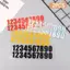 Littleloves1 Xe Phát Sáng Số Stier Dạ Quang Chữ Số Stiers Xe Tạm Thời Paking Điện Thoại Hộp Thư Thẻ Ngăn Kéo Ký Cửa Khách Sạn Mảng Bám Nhãn VN