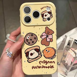Cookie Cub cho iPhone17promax trường hợp điện thoại 16plus mềm trường hợp 14/13/11Pro nổ