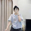 ÁO SƠ MI CỘC TAY CỔ SEN DÁNG RỘNG CHẤT VẢI ĐŨI MẶC MÙI HÈ CỰC MÁT PHÙ HỢP ĐI CHƠI, ĐI BIỂN, Ở NHÀ HIYU 66 STORE