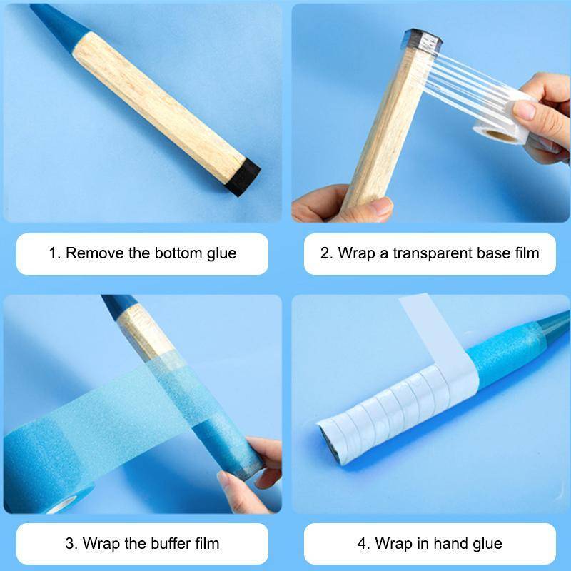 JINHF 1 / 2 Cuộn Băng Quấn Trước Miếng Bọt Biển Thể Thao Raet Grip Đệm Huấn Luyện Thể Thao Hỗ Trợ Băng Phòng Chống Chấn Thương HOT