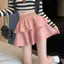 PNPIA- Váy Mini Y2K Trắng Sang Trọng Phong Cách Hàn Quốc Công Chúa Ba Lê Thẩm Mỹ Thời Trang Cao Cấp Cho Mặc Hàng Ngày