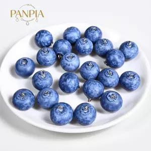 PNPIA- Nhựa Blueberry Charm 3D Trang Trí 10 Chiếc Mô Phỏng Mặt Dây Chuyền Trái Cây Cho Thủ Công Đồ Trang Trí DIY
