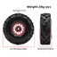 4 62mm 1.0 "Kim Loại Beadlock Bánh Xe Lốp Cho 1 / 18 RC Bánh Xích Traxxas TRX4M 1 / 24 Trục SCX24 FMS FCX24 Ascent-18 Nâng Cấp Phần