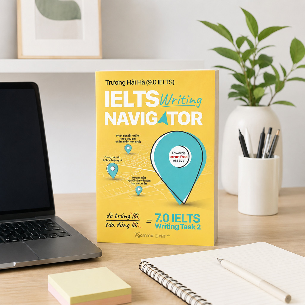 Sách: IELTS Writing Navigator - Cải thiện aim 7.0 IELTS Writing Task 2 - Trương Hải Hà (Gamma Books)