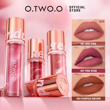 KK BEAUTY O.TWO.O Son Môi Mờ Chống Thấm Nước Lâu Dài Mịn Nhung Son Bóng Chống Dính Cốc Son Tint Mỹ Phẩm Trang Điểm