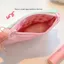 Ví đựng tiền xu JVSUB, Túi đựng mỹ phẩm Mini chấm bi dâu tây, Thiết kế dây kéo Kawaii Hộp đựng thẻ di động Lưu trữ phụ kiện nhỏ