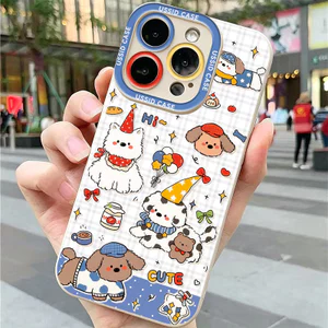 Ốp lưng iPhone hình chú gấu vui vẻ Ốp máy ảnh silicon mềm - iP 7/8/X/XS/XR/11/12/13/14/15/16/17/Plus/Air/Pro/Max