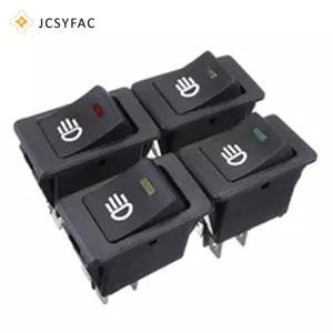 JCSYFAC Ánh Sáng Xanh 12V 35A Đèn LED Marine Xe Sửa Đổi Công Tắc Đèn Sương Mù Thuyền Roer Công Tắc Mới