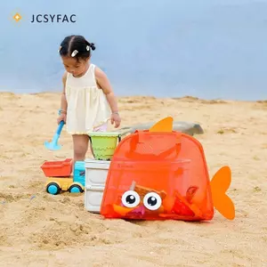 JCSYFAC Mùa Hè Du Lịch Đi Biển Trẻ Em Đồ Chơi Bảo Quản Mắt Lớn Cầm Tay Vệ Sinh Túi