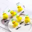 Kawaii 3D Little Yellow Du Kẹp Tóc Hoạt Hình Vui Nhộn Du Kẹp Tóc Cho Bé Gái Trẻ Em Mũ Dễ Thương Phụ Kiện Tóc Mới