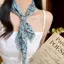 Khăn quàng đầu in hoa nhẹ dành cho nữ thoáng khí mùa hè Khăn lau mềm mại thoải mái cho bãi biển Sử dụng ngoài trời mới