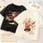 Áo thun ngắn tay cho trẻ em Mùa hè 2025 Áo bé trai Phong cách mùa hè Bé trai Big Kids Cotton nguyên chất Nửa tay trắng Quần áo mùa hè PVWN