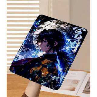 Ốp Lưng Demon Slayer cho iPad A16 Air 4/5/6/7/8 Pro 11 12.9 Y-fold Demon Slayer iPad Gen 12 11 10 9 8 7 6 5 Mini6/7
