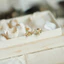 Nhẫn nữ zircon hình bướm xanh tươi khí chất thời trang cá tính và đa năng