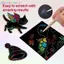 Photoframe 100 Tờ Scratch Art Paper Set - Thiệp tiết lộ ma thuật cầu vồng cho trẻ từ 3 tuổi trở lên (Quà tặng tiệc / Giáng sinh) VN