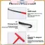 Công cụ sửa chữa điện để loại bỏ lò xo Ống xả xe máy Móc lò xo hình chữ T Tay cầm ống xả Lò xo Kéo cài đặt Móc.