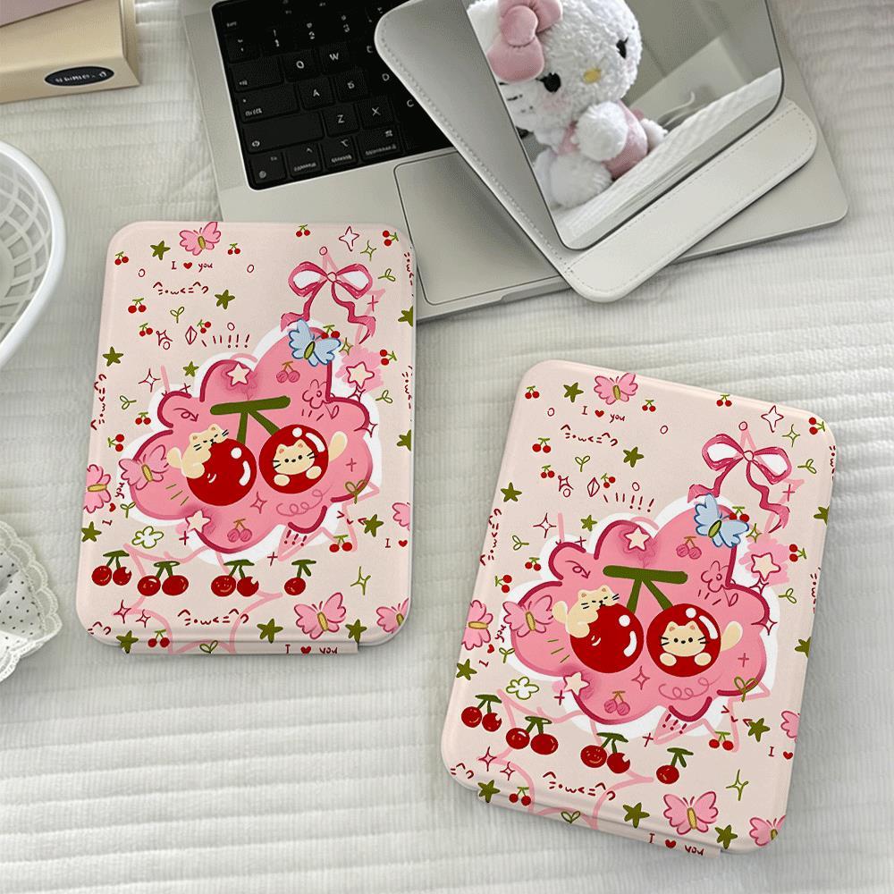 Hoa rực rỡ và anh đào Tiện lợi cho làm đẹp & du lịch Gương gấp đa năng, gọn nhẹ