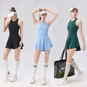 Váy thể thao nữ Golf Chạy bộ thoáng khí Cầu lông ngoài trời Váy Tennis Yoga Jumpsuit