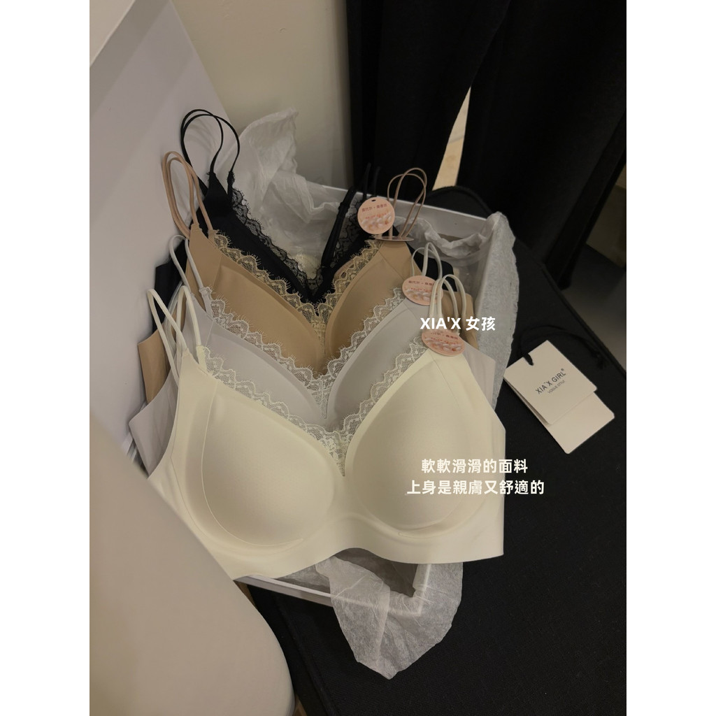 Áo Ngực Ren Nữ Có Đệm Cố Định Không Gọng Nâng Ngực Lưng Đẹp Chống Chảy Xệ Thoáng Khí Kiểu Pháp