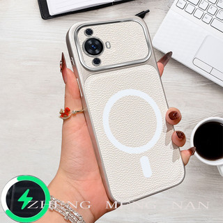 Thích hợp cho Huawei NOVA 11 Huawei NOVA 12 vỏ điện thoại mềm TPU vòng từ tính bằng da mới 0054