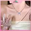 MYPANDA Thời Trang Thanh Lịch Bướm sel Mặt Dây Chuyền Nelace Cho Nữ Cô Gái Ánh Sáng Sang Trọng Tinh Tế Xương Đòn Dây Chuyền Phụ Kiện Quà Tặng.