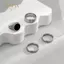 PNPIA- Bộ nhẫn nam bằng thép không gỉ, Nhẫn nhỏ giọt dầu hợp thời trang cao cấp 4 mảnh dành cho nam