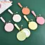Gương du lịch FAVORITEGOODS, Gương trang điểm siêu mỏng Mini, Tròn thanh lịch cho túi xách gia đình Túi đựng mỹ phẩm Gương bỏ túi