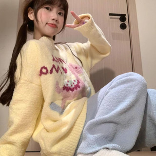 [Pre-Order]-Bộ ngủ mùa đông dễ thương chất liệu lông siêu ấm dễ thương
