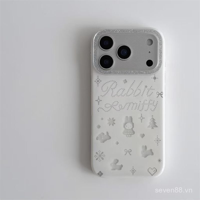 Ốp Điện Thoại Thích Hợp Cho iPhone 11 12 13 14 15 16 17 Pro max Plus Air Winter Christmas Miffy Rabbit Vỏ Bảo Vệ Chống Sốc Bao Gồm Tất Cả B8PP