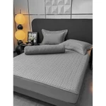 [M16] [Set 5 Món - Như ảnh] Bộ Chăn & Ga Gối Trần Bông Cotton Linen Sợi Lanh Cao Cấp Mềm Mát - Eva Bedding — ảnh 5