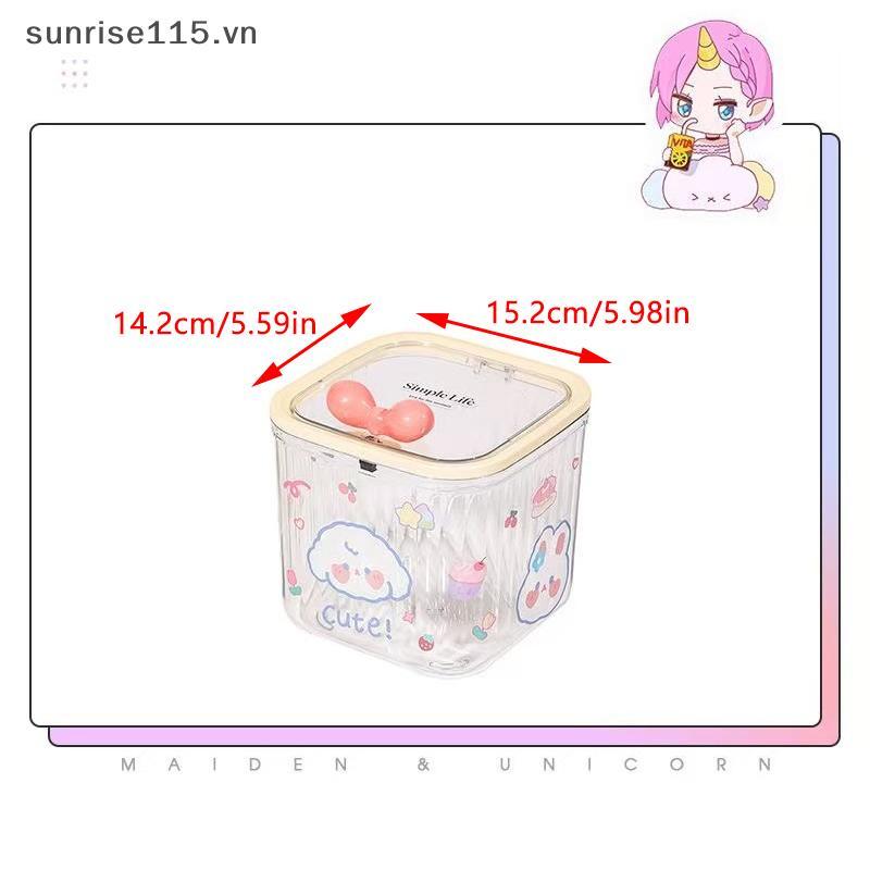 SSVN Phụ Kiện Trong Suốt Hộp Sắp Xếp Hộp Bảo Quản Đa Năng Cho Dây Buộc Tóc Trang Sức Phòng Tắm Để Bàn Có Sắp Xếp Lưu Trữ.