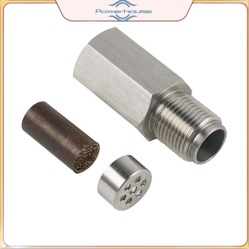 POWER M18 * 1.5 O2 Cảm biến oxy Spacer CEL Eliminator, Kiểm tra đèn động cơ, Trình mô phỏng chất xúc tác, Bộ chuyển đổi bằng thép không gỉ 304.