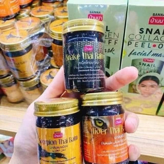 Dầu Cù Là Xoa Bóp Cao Hổ Tiger Thai Balm Banna Thái Lan 50g