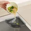Giỏ thoát nước bồn rửa có thể tháo rời, Bộ lọc nắp dưới có thể mở được Bộ lọc bồn rửa nhà bếp nhanh chóng, Hộp đựng rác bồn rửa tam giác đa chức năng chống rò rỉ riêng biệt