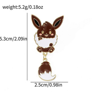 9 Cái / bộ Hoạt Hình Dễ Thương Pokemon Kim Loại Huy Hiệu Hợp Kim Trâm Cài Trang Trí Phụ Kiện Chân