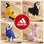 Áo Hoodie cho chó lớn 3XL-9XL, in hợp thời trang, phong cách chui đầu, Có 6 màu, Vải mềm, Thoải mái, thoáng khí, ấm áp, có thể giặt được, Thích hợp cho tất cả các giống chó lớn