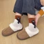 Tất thoải mái từ cotton với thiết kế hình mèo lười đáng yêu ở giữa, chống trượt tốt - Phù hợp công việc/trường học/gia đình - Quà tặng lý tưởng cho fan hâm mộ mèo